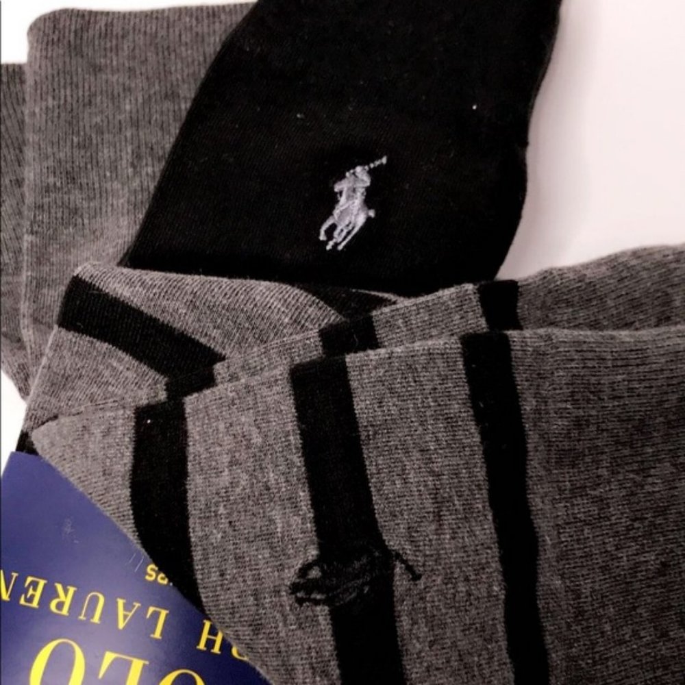 NEW men’s Ralph Lauren long socks three pair